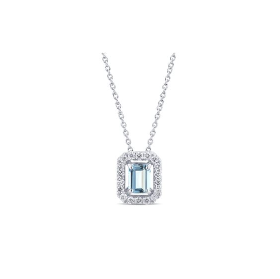Collana Salvini Donna Mini Dora in Oro bianco Acquamarina 0.2 Ct 20114530 - 20114530
